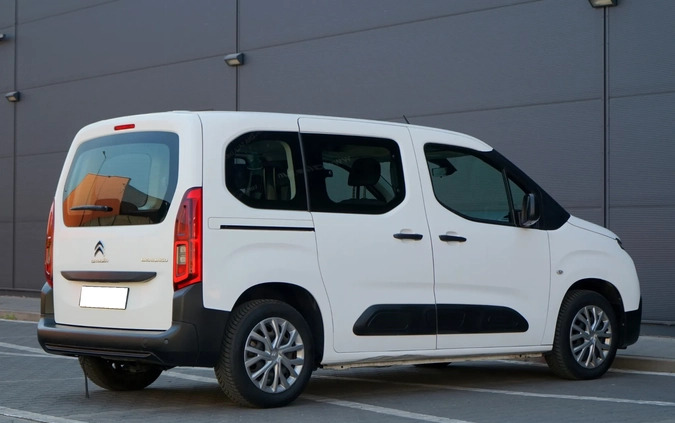 Citroen Berlingo cena 66900 przebieg: 60730, rok produkcji 2019 z Gdańsk małe 79